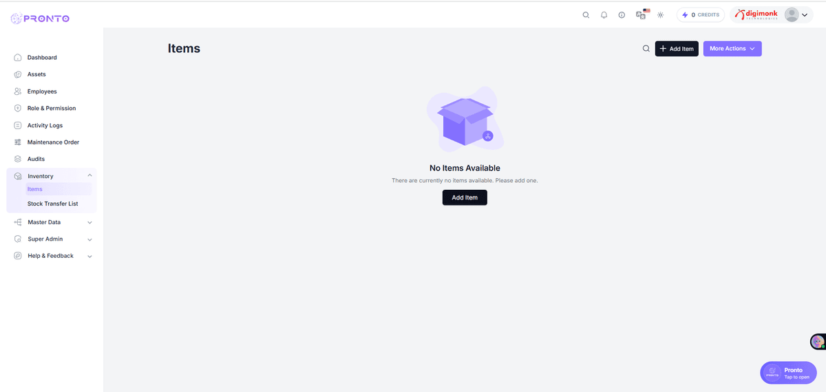 Access Inventory Module